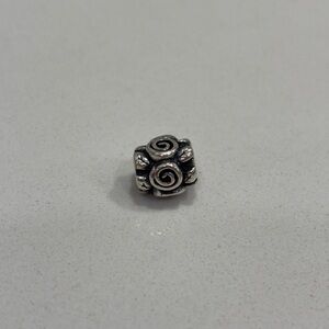 Pandora Rose Leaf Charm Retired